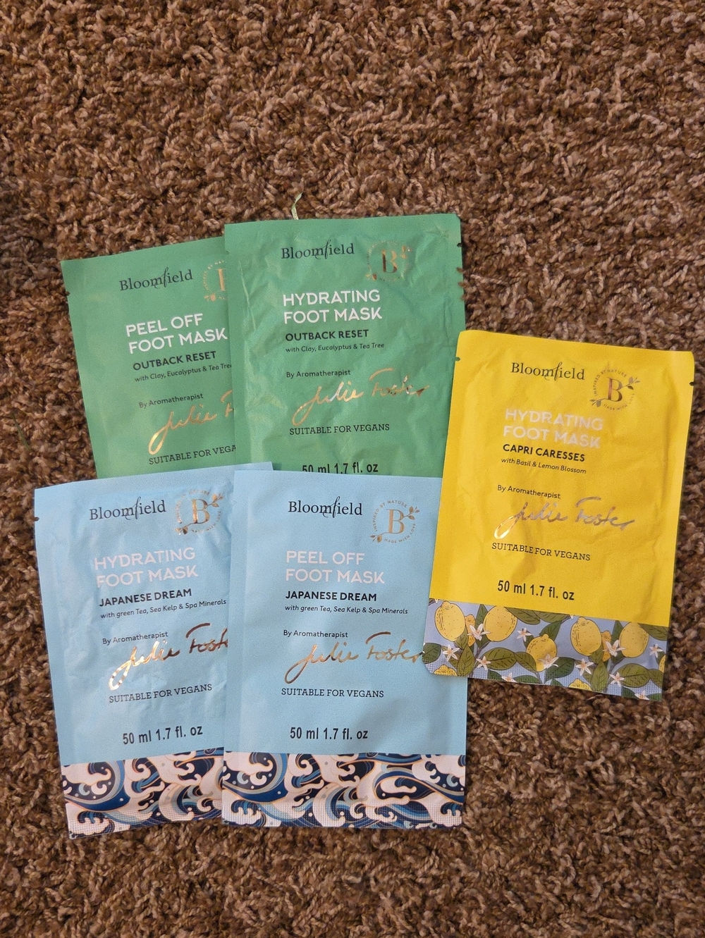 5 Bloomfield Foot Masks